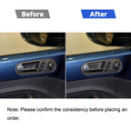 Car Carbon Fiber Inside Door Bowl Decorative Sticker for Volkswagen Beetle 2012-2019, Left and Right Drive Universal, Inside Door Bowl