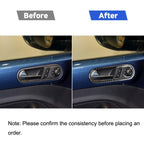 Car Carbon Fiber Door Inside Handle Decorative Sticker for Volkswagen Beetle 2012-2019, Left Drive, Door Inside Handle, Left Drive