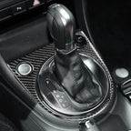 Car Carbon Fiber Gear Panel Frame B Decorative Sticker for Volkswagen Beetle 2012-2019, Left and Right Drive Universal, Gear Panel Frame B
