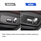 Car Carbon Fiber M High Performance Door Handle D Decorative Sticker for BMW G01 X3 2018-2020 / G02 X4 2019-2020, Left and Right Drive Universal, Door Handle D