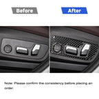 Car Carbon Fiber M High Performance Door Handle C Decorative Sticker for BMW G01 X3 2018-2020 / G02 X4 2019-2020, Left and Right Drive Universal, Door Handle C