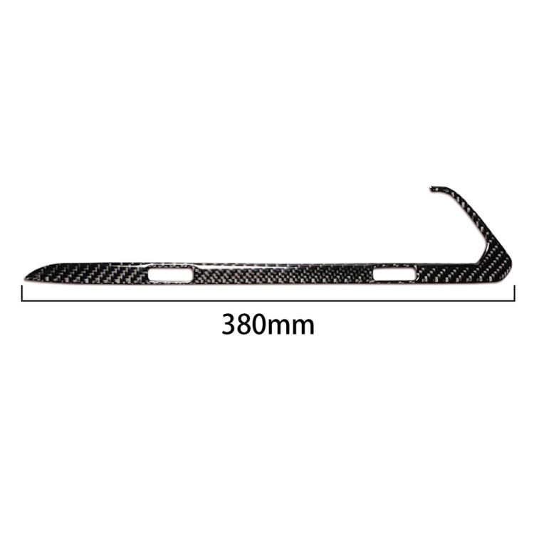 Car Carbon Fiber Air Conditioner CD Control Panel M Performance Decorative Sticker for BMW G01 X3 2018-2020 / G02 X4 2019-2020, Left Drive, Air Conditioner CD Control Panel  B