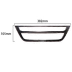 Car Carbon Fiber Air Conditioner CD Control Panel M Performance Decorative Sticker for BMW G01 X3 2018-2020 / G02 X4 2019-2020, Left and Right Drive Universal, Air Conditioner CD Control Panel A