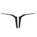 2 in 1 Car Carbon Fiber Steering Wheel Below Decorative Sticker for BMW G01 X3 2018-2020 / G02 X4 2019-2020, Left and Right Drive Universal, Steering Wheel Below