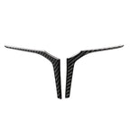2 in 1 Car Carbon Fiber Steering Wheel Below Decorative Sticker for BMW G01 X3 2018-2020 / G02 X4 2019-2020, Left and Right Drive Universal, Steering Wheel Below