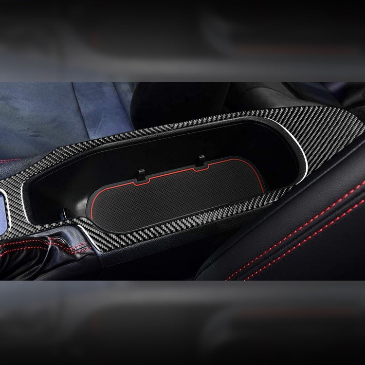 2 in 1 Car Carbon Fiber Central Armrest Panel Set B Decorative Sticker for Subaru BRZ / Toyota 86 2017-2019, Right Drive, Central Armrest Panel Set B, Right Drive