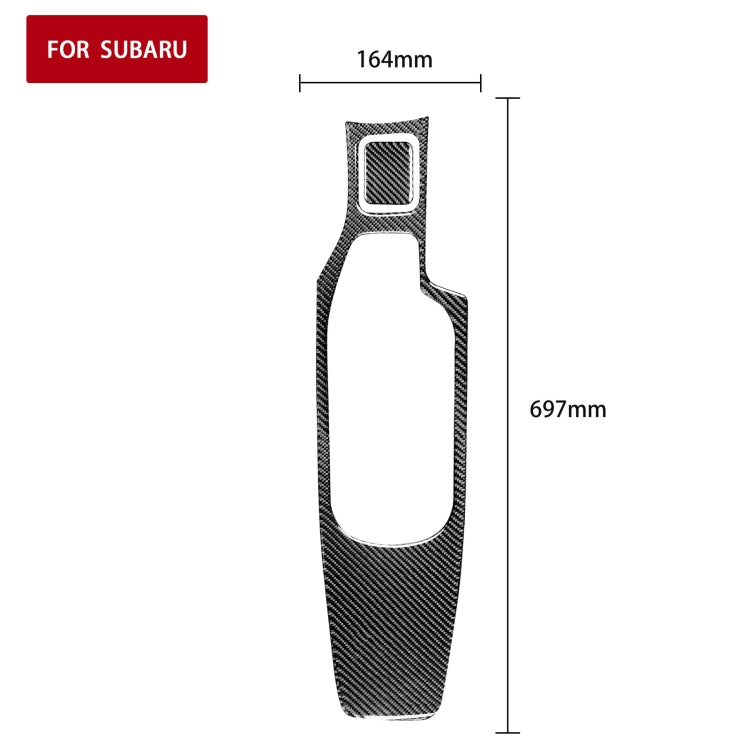 2 in 1 Car Carbon Fiber Central Armrest Panel Set A Decorative Sticker for Subaru BRZ / Toyota 86 2017-2019, Right Drive, Central Armrest Panel Set A, Right Drive