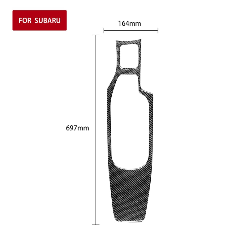 Car Carbon Fiber Central Armrest Panel Decorative Sticker for Subaru BRZ / Toyota 86 2017-2019, Right Drive, Central Armrest Panel, Right Drive