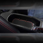 Car Carbon Fiber Central Armrest Panel Decorative Sticker for Subaru BRZ / Toyota 86 2017-2019, Right Drive, Central Armrest Panel, Right Drive
