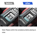 Car Carbon Fiber Central Armrest Panel Decorative Sticker for Subaru BRZ / Toyota 86 2017-2019, Right Drive, Central Armrest Panel, Right Drive