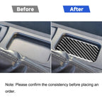 Car Carbon Fiber Storage Box Cover Decorative Sticker for Subaru BRZ / Toyota 86 2017-2019, Left and Right Drive Universal, Storage Box Cover