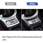Car Carbon Fiber Gear Button Decorative Sticker for Subaru BRZ / Toyota 86 2017-2019, Left and Right Drive Universal, Gear Button