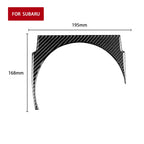 Car Carbon Fiber Gear Decorative Sticker for Subaru BRZ / Toyota 86 2017-2019, Left Drive, Gear, Left Drive