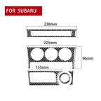 5 in 1 Car Carbon Fiber Control Panel A Decorative Sticker for Subaru BRZ / Toyota 86 2017-2019, Right Drive, Control Panel A
