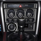5 in 1 Car Carbon Fiber Control Panel A Decorative Sticker for Subaru BRZ / Toyota 86 2017-2019, Left Drive, Storage Box A
