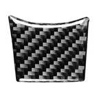 Car Carbon Fiber Steering Wheel Decorative Sticker for Subaru BRZ / Toyota 86 2017-2019, Left and Right Drive Universal, Steering Wheel
