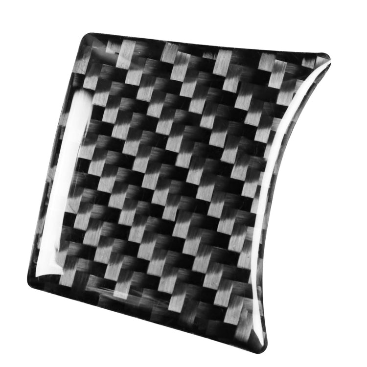 Car Carbon Fiber Steering Wheel Decorative Sticker for Subaru BRZ / Toyota 86 2017-2019, Left and Right Drive Universal, Steering Wheel