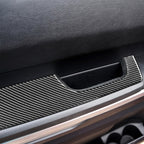 4 PCS / Set Carbon Fiber Car Door Armrest Panel Decorative Sticker for Toyota Tundra 2014-2018, Left Right Driving, Door Armrest Panel