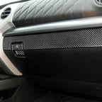 3 PCS / Set Carbon Fiber Car Co-pilot Glove Box Decorative Sticker for Toyota Tundra 2014-2018, Left Driving, Co-pilot Glove Box, Left Driving