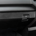 3 PCS / Set Carbon Fiber Car Co-pilot Glove Box Decorative Sticker for Toyota Tundra 2014-2018, Right Driving, Co-pilot Glove Box, Right Driving
