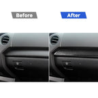 3 PCS / Set Carbon Fiber Car Center Console Decorative Sticker for Toyota Tundra 2014-2018, Left Driving, Center Console , Left Driving