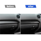 3 PCS / Set Carbon Fiber Car Center Console Decorative Sticker for Toyota Tundra 2014-2018, Right Driving, Center Console , Right Driving