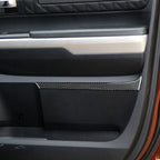 4 PCS / Set Carbon Fiber Car Door Panel Decorative Sticker for Toyota Tundra 2014-2018, Left Right Driving, Door Panel