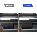 4 PCS / Set Carbon Fiber Car Door Panel Decorative Sticker for Toyota Tundra 2014-2018, Left Right Driving, Door Panel