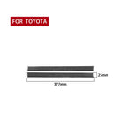 2 PCS / Set Carbon Fiber Car Rearview Mirror Anti-scratch Strip Decorative Sticker for Toyota Tundra 2014-2018, Left Right Driving, Rearview Mirror Anti-scratch Strip