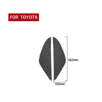 2 PCS / Set Carbon Fiber Car Door Anti-collision Cushion Decorative Sticker for Toyota Tundra 2014-2018, Left Right Driving, Door Anti-collision Cushion
