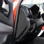 2 PCS / Set Carbon Fiber Car Door Anti-collision Cushion Decorative Sticker for Toyota Tundra 2014-2018, Left Right Driving, Door Anti-collision Cushion