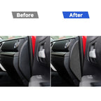 2 PCS / Set Carbon Fiber Car Door Anti-collision Cushion Decorative Sticker for Toyota Tundra 2014-2018, Left Right Driving, Door Anti-collision Cushion