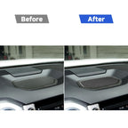 Carbon Fiber Car Dashboard Storage Box Mat Decorative Sticker for Toyota Tundra 2014-2018, Left Right Driving Universal, Dashboard Storage Box Mat