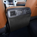 Carbon Fiber Car Rear Exhaust Air Outlet Anti-kick Panel Decorative Sticker for Toyota Tundra 2014-2018, Left Right Driving Universal, Rear Exhaust Air Outlet Anti-kick Panel