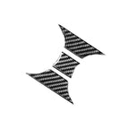5 PCS / Set Carbon Fiber Car Central Control Cup Holder Panel Decorative Sticker for Toyota Tundra 2014-2018, Left Right Driving Universal, Central Control Cup Holder Panel