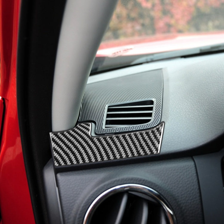 2 PCS / Set Carbon Fiber Car Dashboard Air Outlet Decorative Sticker for Toyota Tundra 2014-2018, Left Driving, Dashboard Air Outlet, Left Driving