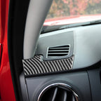 2 PCS / Set Carbon Fiber Car Dashboard Air Outlet Decorative Sticker for Toyota Tundra 2014-2018, Left Driving, Dashboard Air Outlet, Left Driving