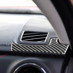 2 PCS / Set Carbon Fiber Car Dashboard Air Outlet Decorative Sticker for Toyota Tundra 2014-2018, Left Driving, Dashboard Air Outlet, Left Driving