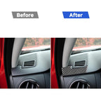 2 PCS / Set Carbon Fiber Car Dashboard Air Outlet Decorative Sticker for Toyota Tundra 2014-2018, Left Driving, Dashboard Air Outlet, Left Driving
