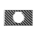 Carbon Fiber Car Rear Cigarette Lighter Switch Decorative Sticker for Toyota Tundra 2014-2018, Left Right Driving Universal, Rear Cigarette Lighter Switch