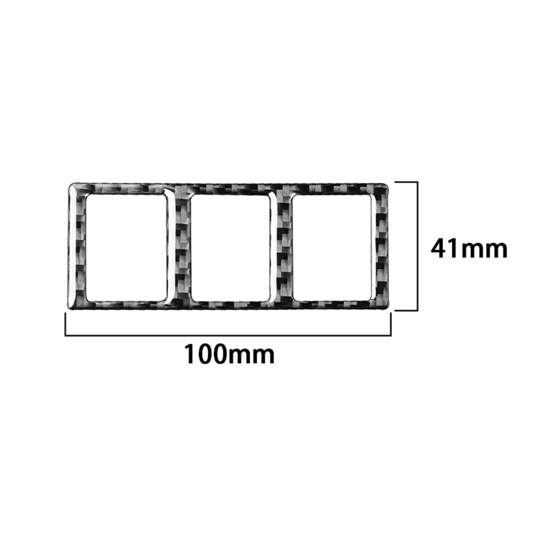 Carbon Fiber Car Mode Switch Decorative Sticker for Toyota Tundra 2014-2018, Left Right Driving Universal, Mode Switch