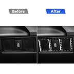 Carbon Fiber Car Mode Switch Decorative Sticker for Toyota Tundra 2014-2018, Left Right Driving Universal, Mode Switch