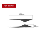 2 PCS / Set Carbon Fiber Car Lamp Eyebrow Decorative Sticker for Ford Mondeo MK4 2007-2013, Drop Glue Version, For Ford Mondeo MK4 2007-2013
