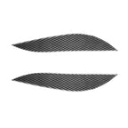 2 PCS / Set Carbon Fiber Car Lamp Eyebrow Decorative Sticker for Honda Civic 2001-2003, Drop Glue Version, For Honda Civic 2001-2003