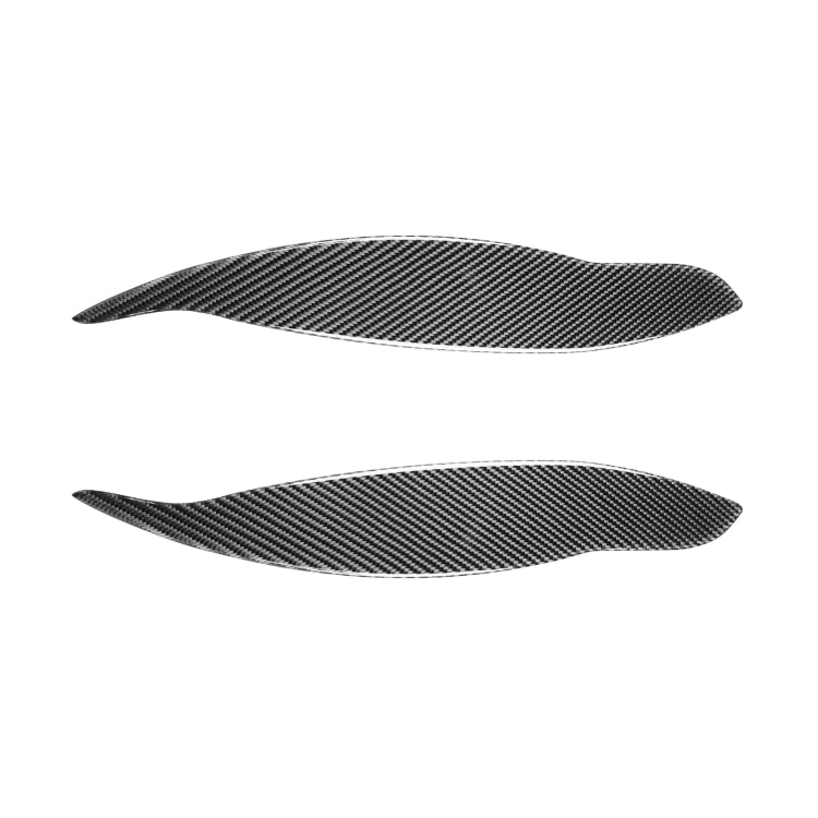 2 PCS / Set Carbon Fiber Car Lamp Eyebrow Decorative Sticker for Honda Civic 1999-1900, Drop Glue Version, For Honda Civic 1999-1900