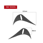 2 PCS / Set Carbon Fiber Car Back Lamp Eyebrow Decorative Sticker for Toyota GT86 / Subaru BRZ 2012-2016, Drop Glue Version, For Toyota GT86 2012-2016,Back