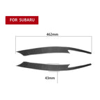 2 PCS / Set Carbon Fiber Car Lamp Eyebrow Decorative Sticker for Subaru Impreza/WRX 10th Generation 2008-2011, Drop Glue Version, For Subaru Impreza
