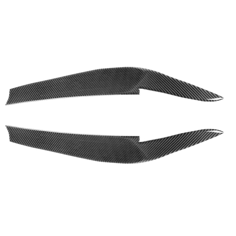 2 PCS / Set Carbon Fiber Car Lamp Eyebrow Decorative Sticker for BMW 5 Series G30 / G38 2018, Drop Glue Version, For BMW 5 Series G30 / G38 2018