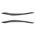 2 PCS / Set Carbon Fiber Car Lamp Eyebrow Decorative Sticker for BMW X5/E70 2010-2012, Drop Glue Version, For BMW X5/E70 2010-2012