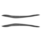 2 PCS / Set Carbon Fiber Car Lamp Eyebrow Decorative Sticker for BMW X5/E70 2010-2012, Drop Glue Version, For BMW X5/E70 2010-2012